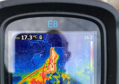 Recherche fuite à Saint-Gildas-de-Rhuys - Caméra thermique