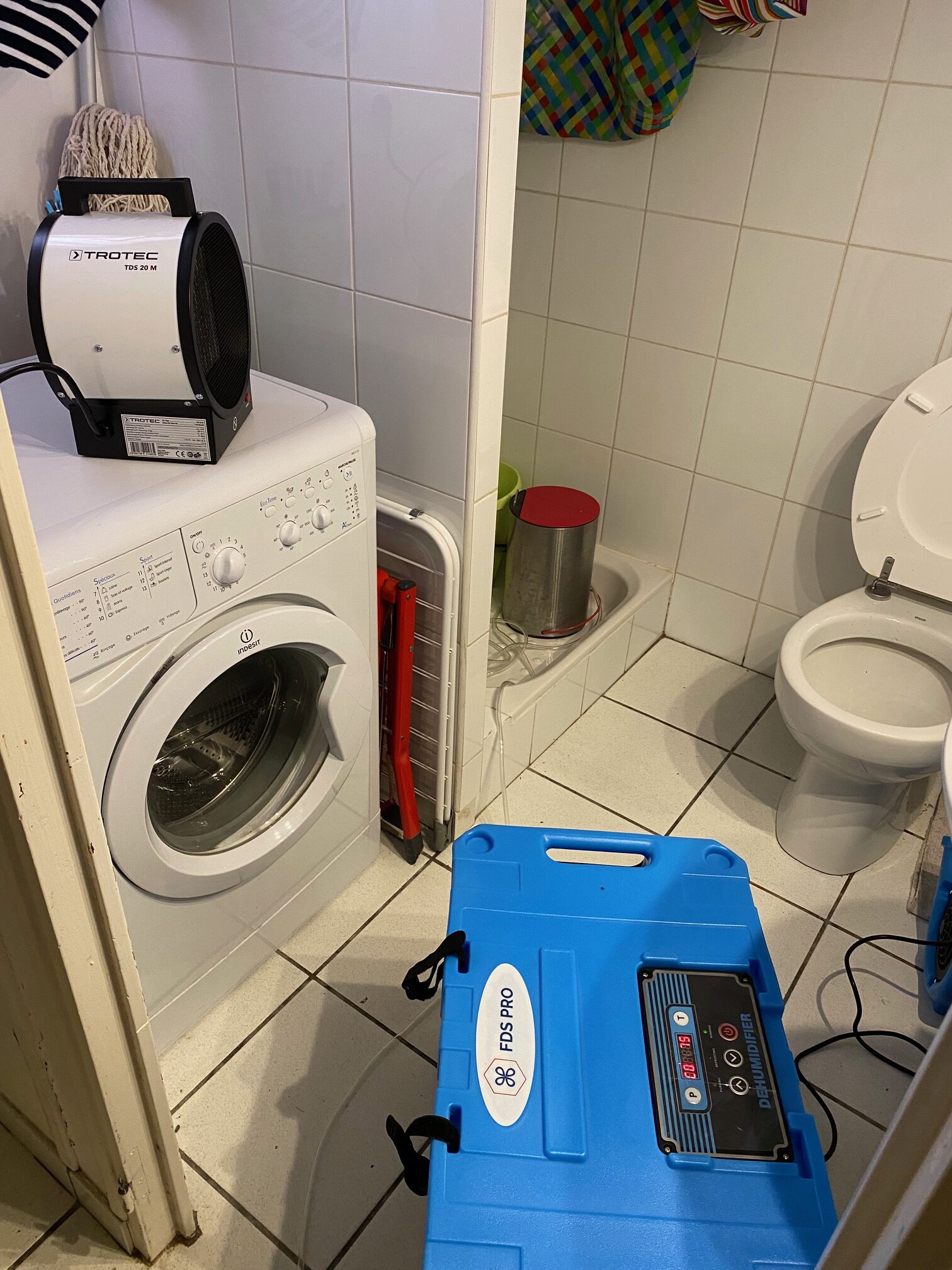 Service d'assèchement avec ventilateur